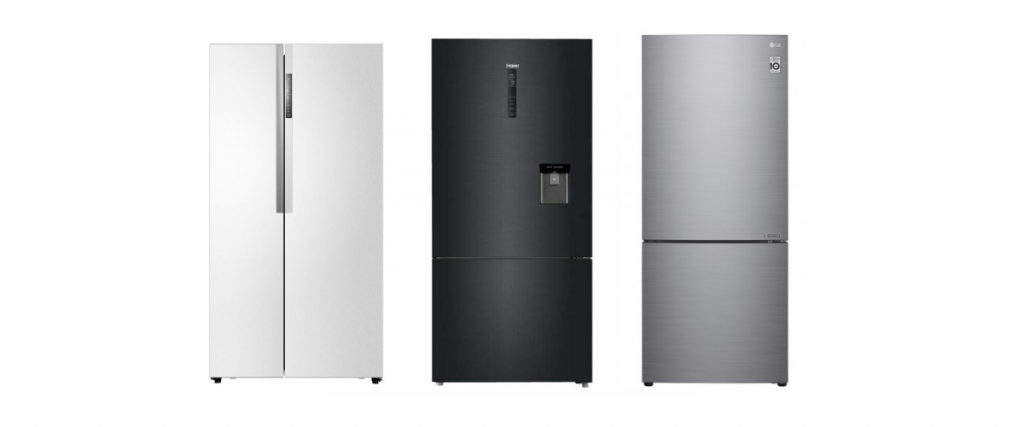 A range of fridges to rent